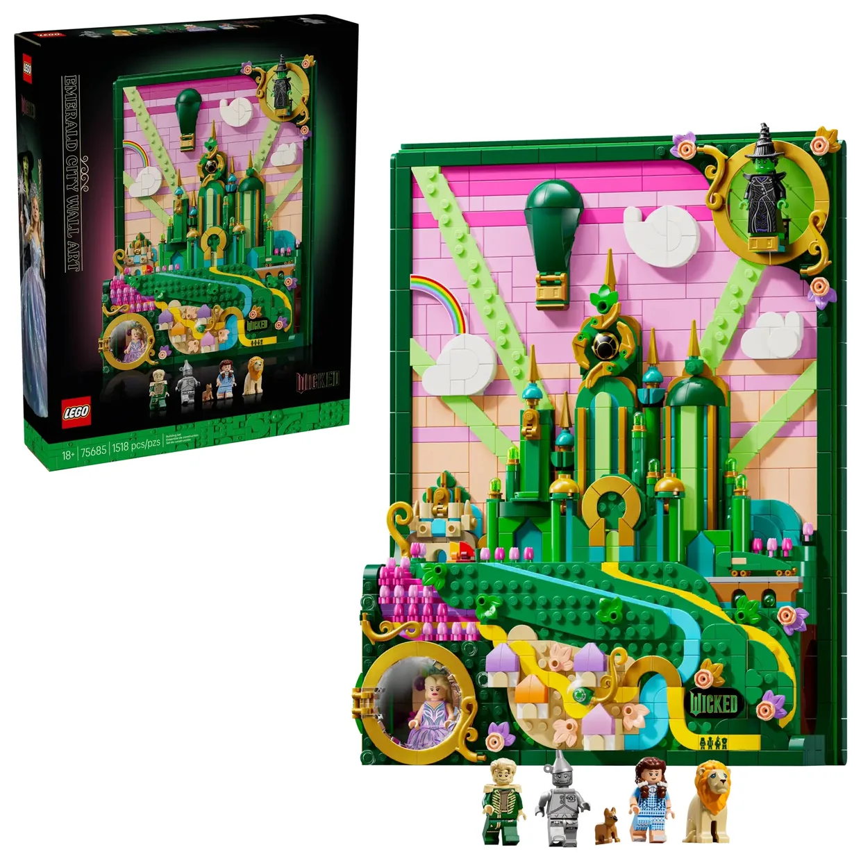 Конструктор LEGO Wicked Смарагдове місто, настінна картина (75685) — фото 9