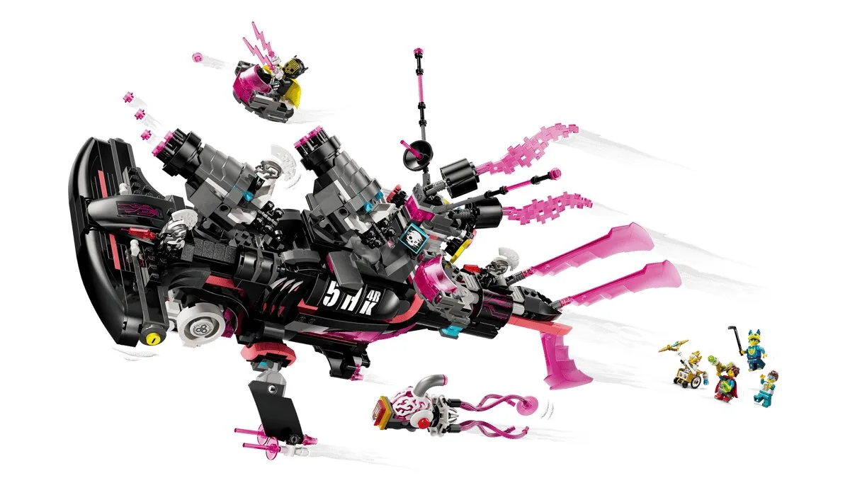 Конструктор LEGO DREAMZzz Страхітливий підводний човен «Акула» (71500) — фото 2
