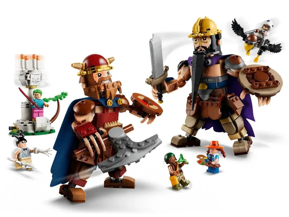 Конструктор LEGO ONE PIECE Дорри против Броги: гиганты «Малого Сада» (75644)