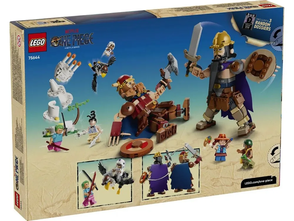 Конструктор LEGO ONE PIECE Дорри против Броги: гиганты «Малого Сада» (75644) — фото 7