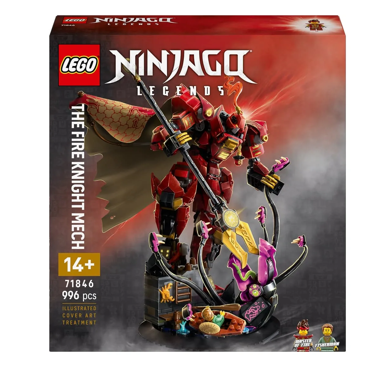 Конструктор LEGO Ninjago Робот Вогняного Лицаря (71846) — фото 9