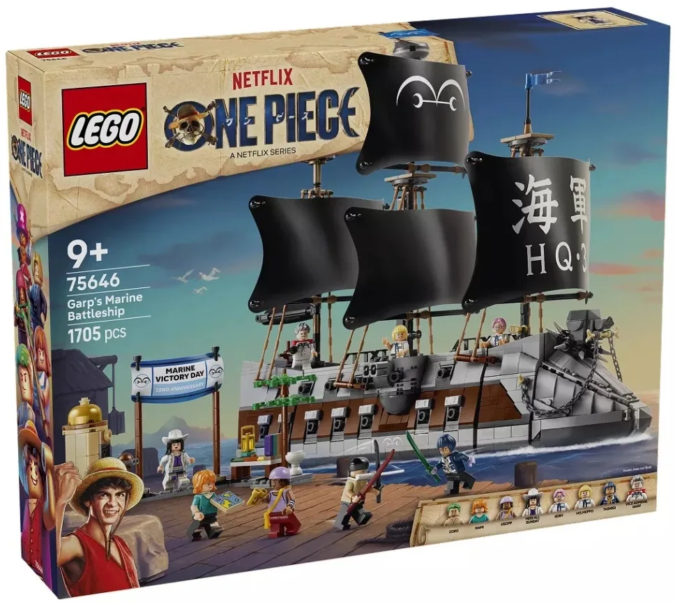 Конструктор LEGO ONE PIECE Бойовий корабель морського дозору Ґарпа (75646) — фото 6