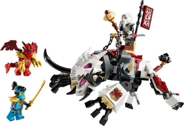Конструктор LEGO Ninjago Зильвар и дракон-зверь Гримтак (71863)