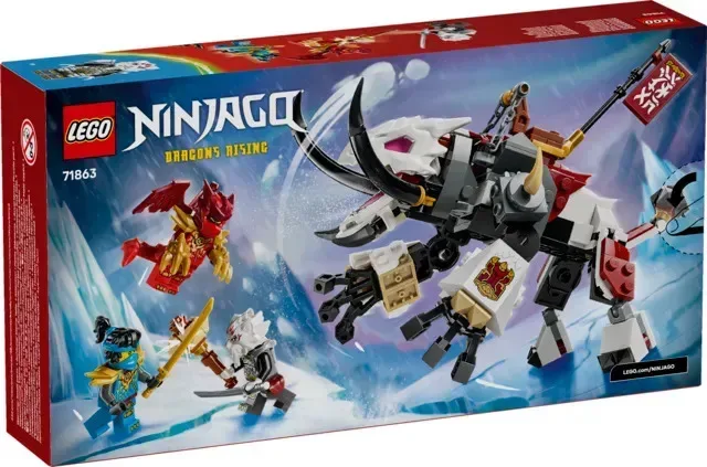 Конструктор LEGO Ninjago Зильвар и дракон-зверь Гримтак (71863) — фото 6