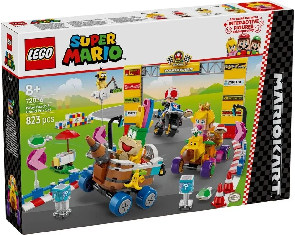 Конструктор LEGO Super Mario Mario Kart – Бейби Пич и Гран-при (72036) — фото 10