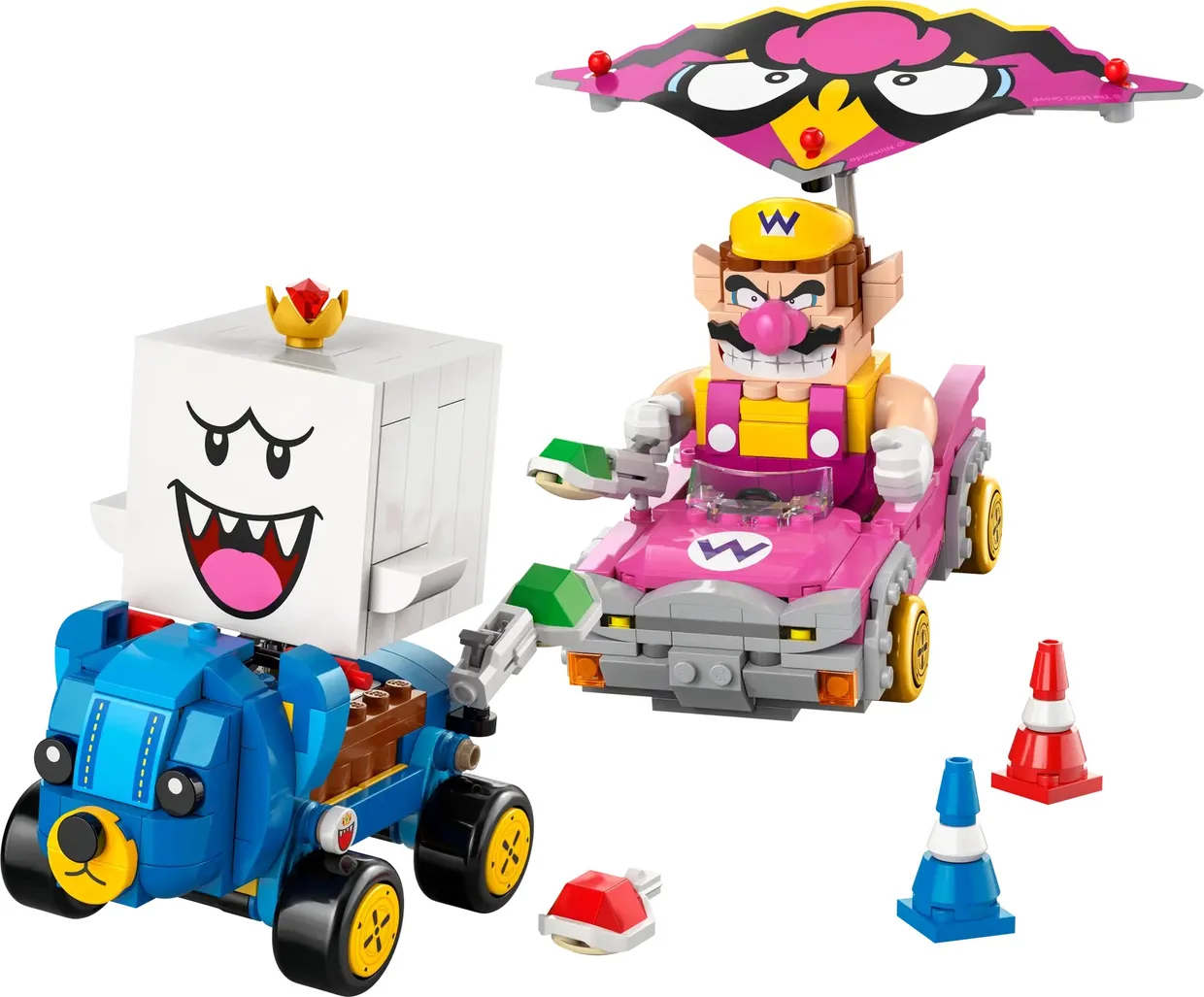 Конструктор LEGO Super Mario Mario Kart – Варио и Король Бу (72038)