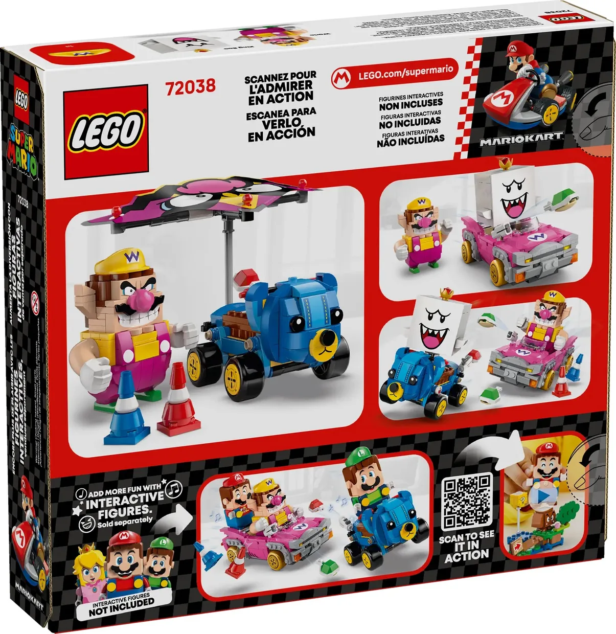Конструктор LEGO Super Mario Mario Kart – Варио и Король Бу (72038) — фото 11