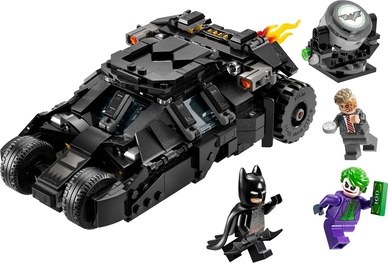Конструктор LEGO DC Бэтмен: Тумблер против Двуликого и Джокера (76303)