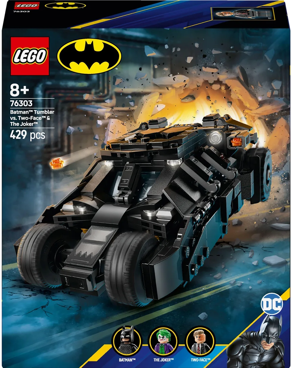 Конструктор LEGO DC Бэтмен: Тумблер против Двуликого и Джокера (76303) — фото 8