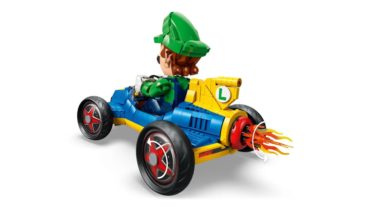 Конструктор LEGO Super Mario Mario Kart – Луиджи и Mach 8 (72050) — фото 2