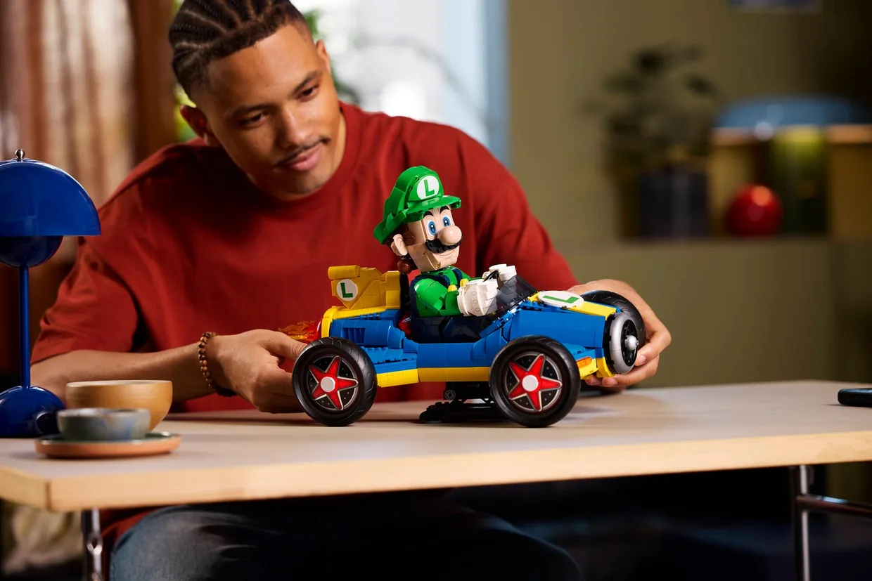 Конструктор LEGO Super Mario Mario Kart – Луиджи и Mach 8 (72050) — фото 3