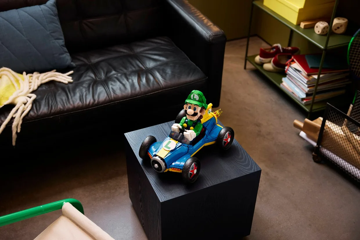 Конструктор LEGO Super Mario Mario Kart – Луиджи и Mach 8 (72050) — фото 5