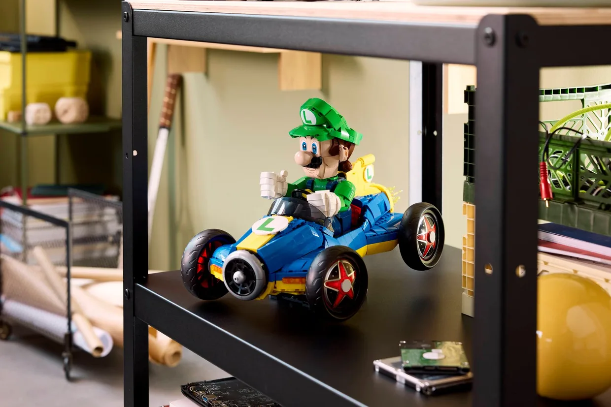 Конструктор LEGO Super Mario Mario Kart – Луиджи и Mach 8 (72050) — фото 6