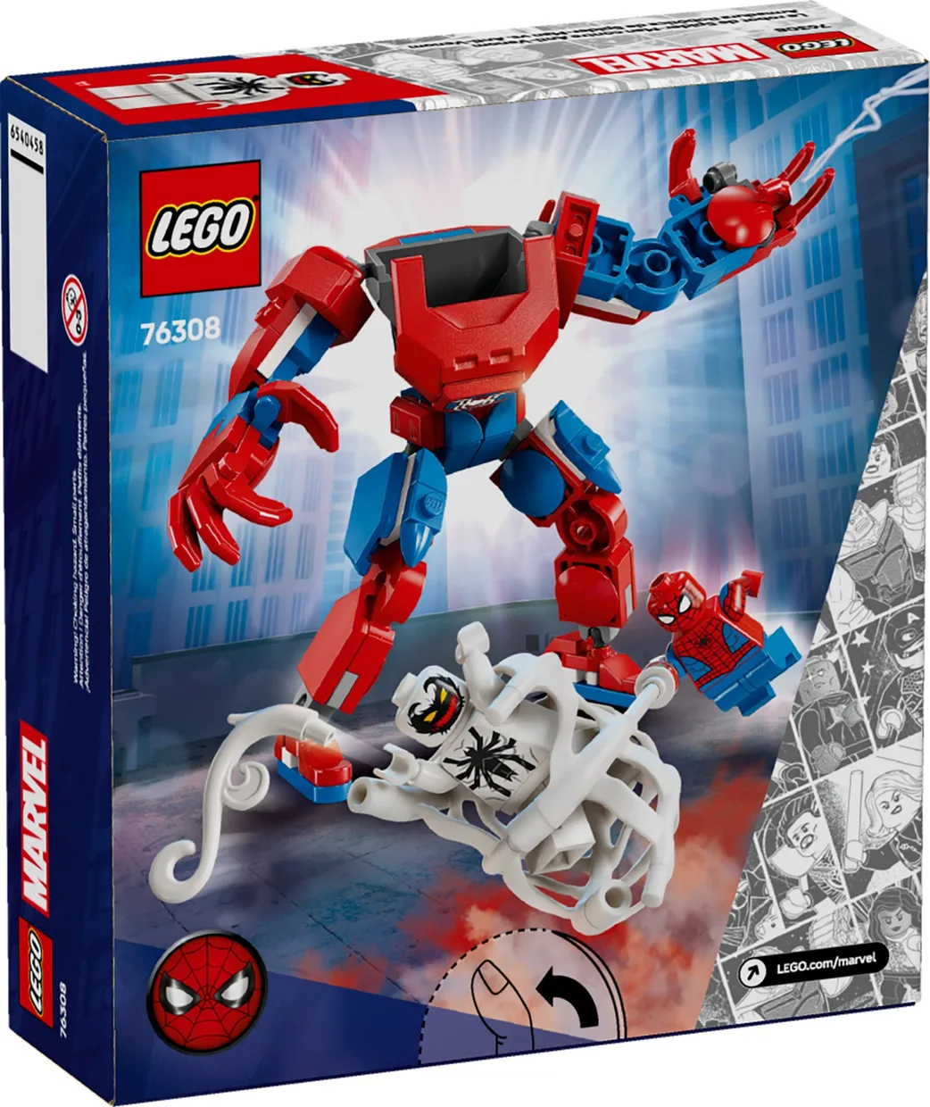 Конструктор LEGO Marvel Робот Человека-паука против Анти-Венома (76308) — фото 8
