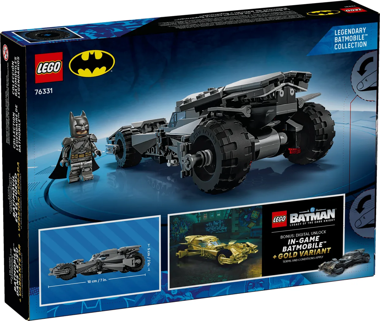 Конструктор LEGO DC Бэтмобиль из фильма «Бэтмен против Супермена» (76331) — фото 6