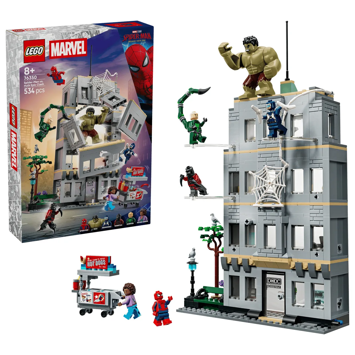 Конструктор LEGO Marvel Эпичная схватка Человека-паука с Халком (76350) — фото 5