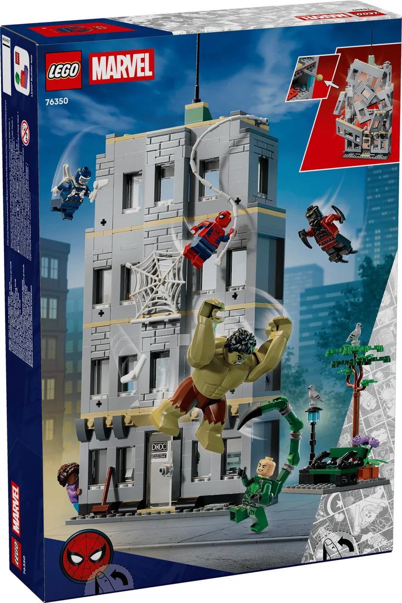 Конструктор LEGO Marvel Эпичная схватка Человека-паука с Халком (76350) — фото 6