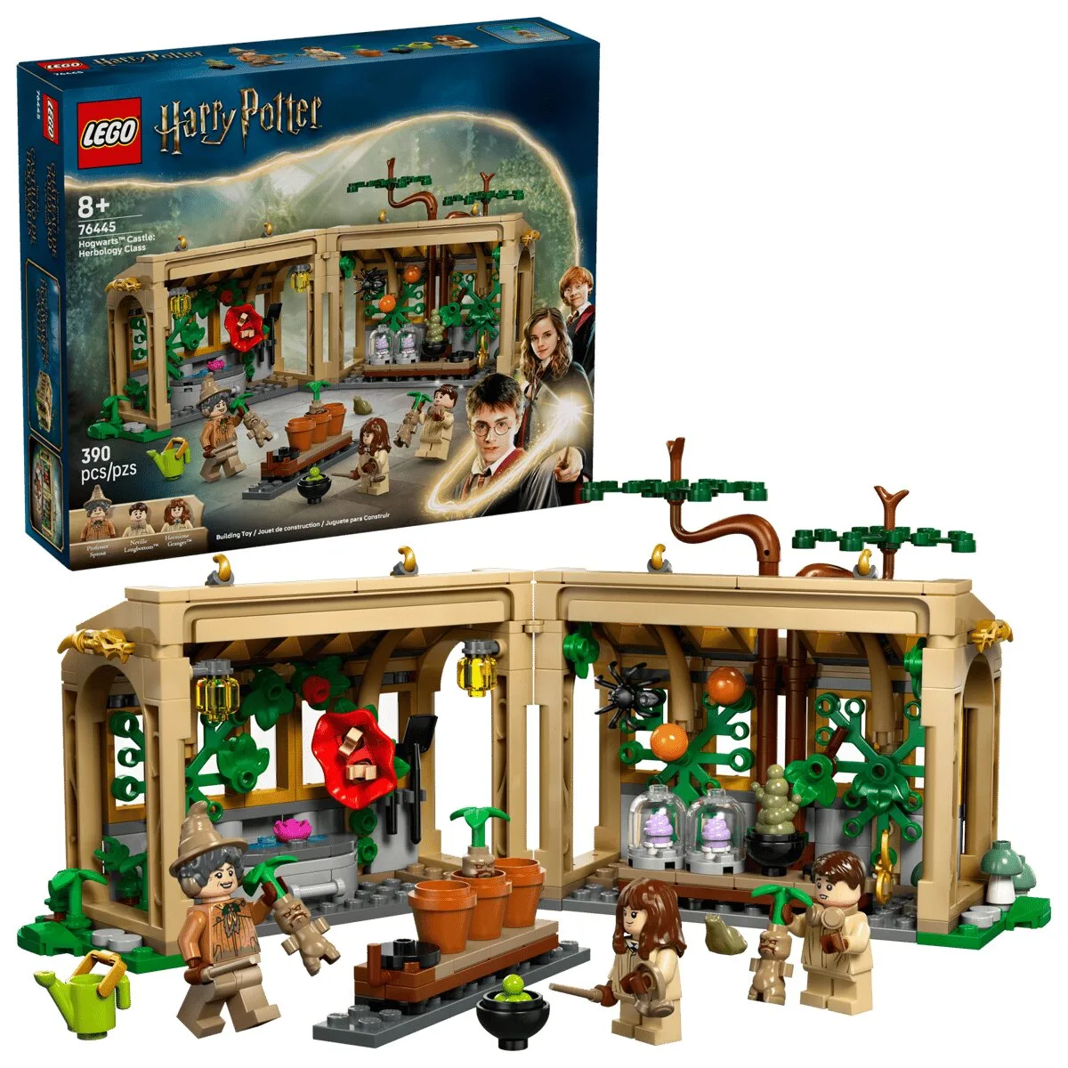 Конструктор LEGO Harry Potter Замок Гоґвортс: урок гербології (76445) — фото 9