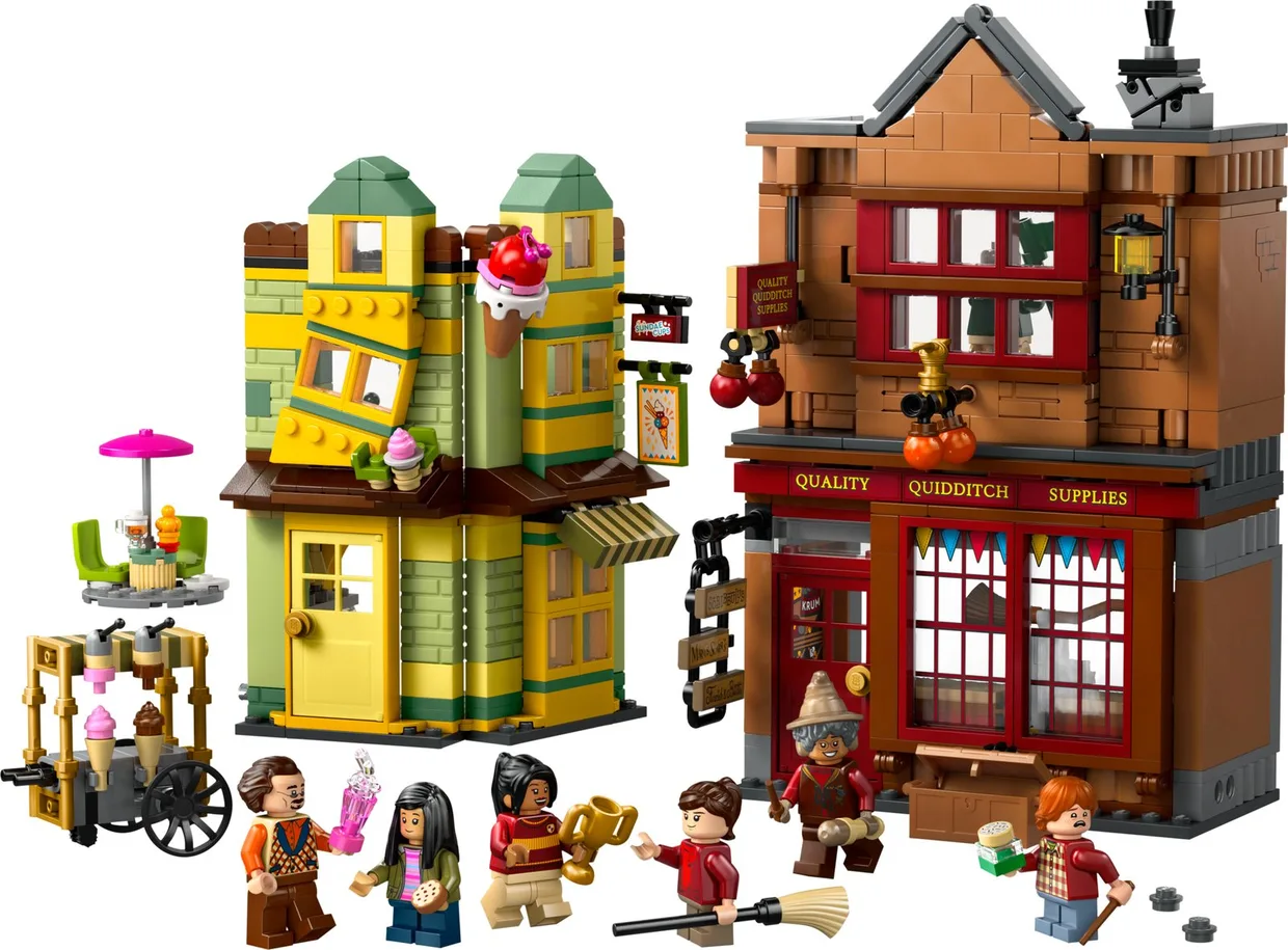 Конструктор LEGO Harry Potter Крамниця «Найкраще для квідичу» і кафе-морозиво (76452)