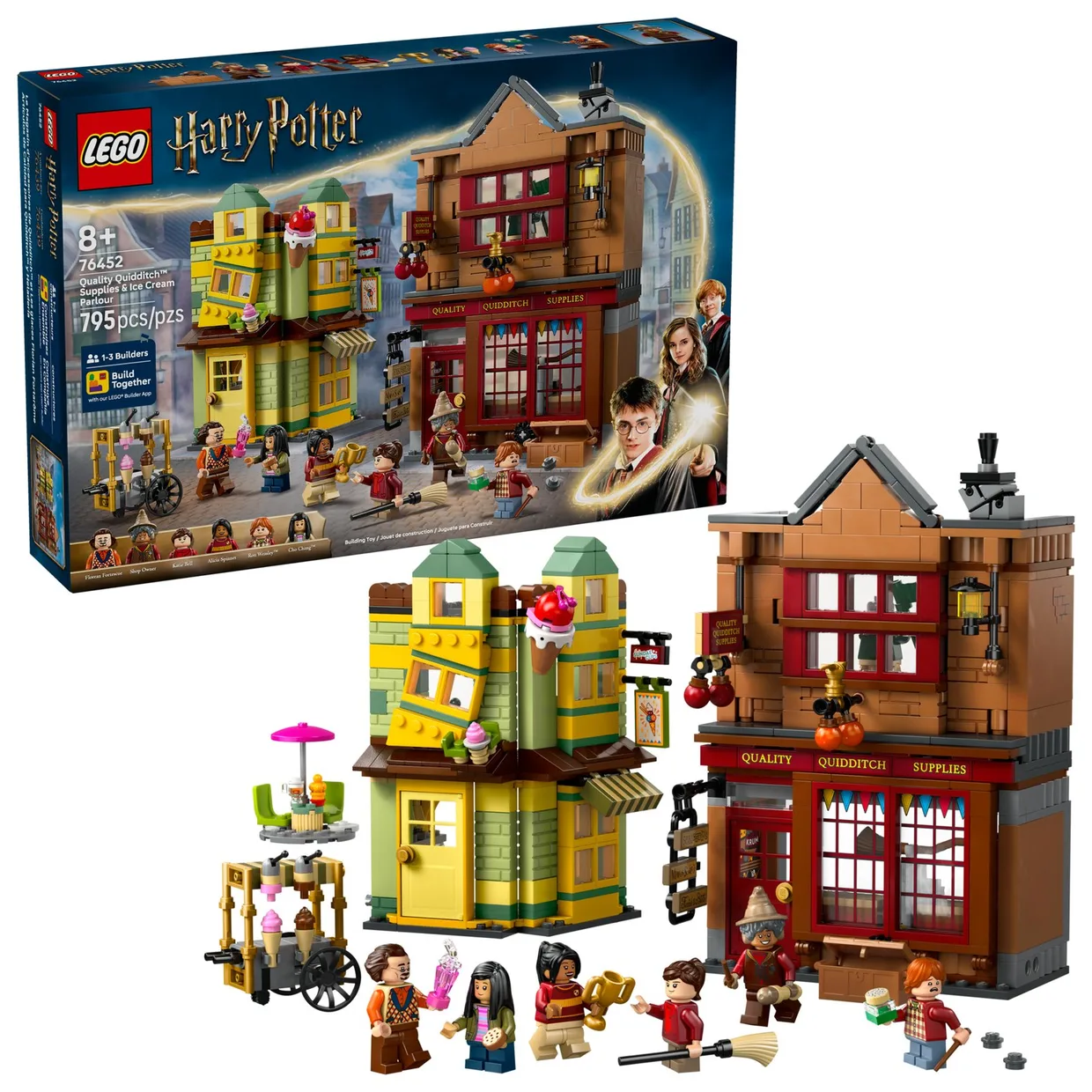Конструктор LEGO Harry Potter Крамниця «Найкраще для квідичу» і кафе-морозиво (76452) — фото 8