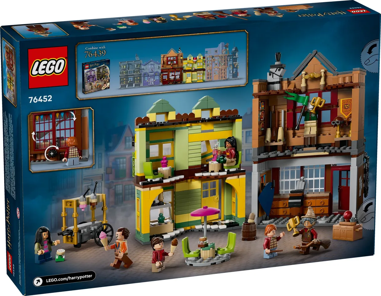 Конструктор LEGO Harry Potter Крамниця «Найкраще для квідичу» і кафе-морозиво (76452) — фото 9