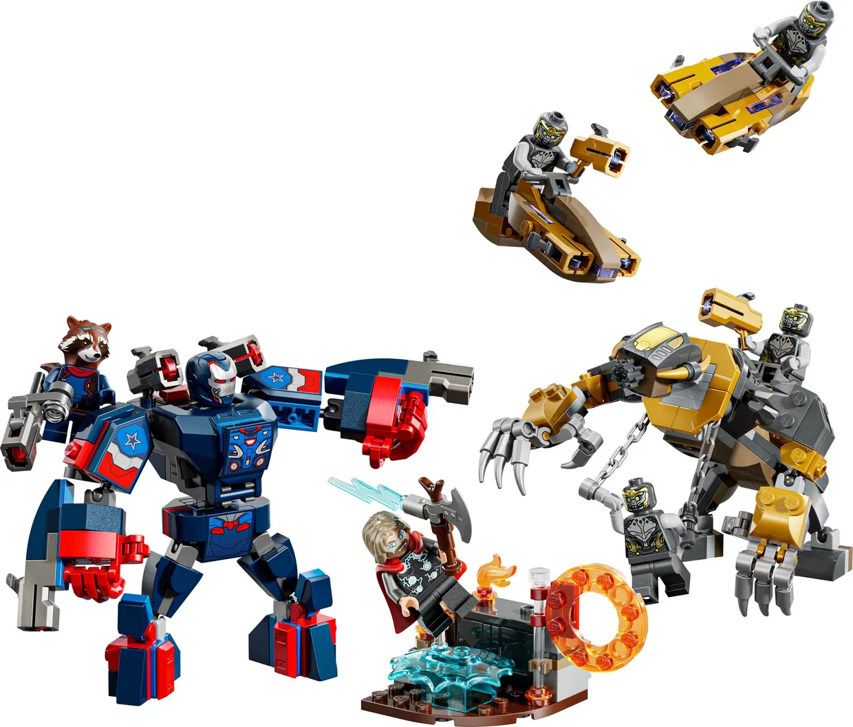 Конструктор LEGO Marvel «Мстители: Финал». Тор против Читаури (76322)