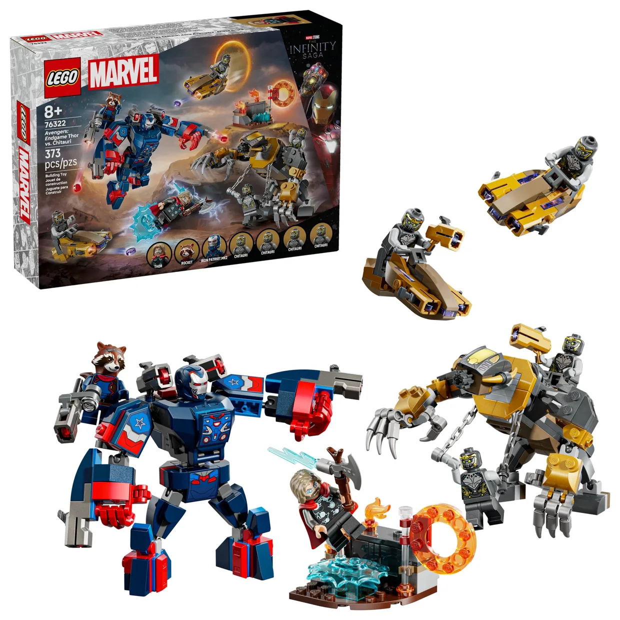 Конструктор LEGO Marvel «Мстители: Финал». Тор против Читаури (76322) — фото 7