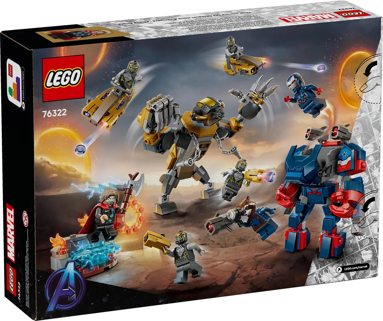 Конструктор LEGO Marvel «Мстители: Финал». Тор против Читаури (76322) — фото 8
