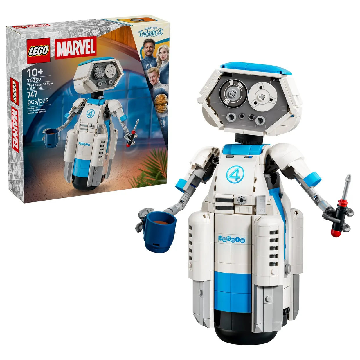 Конструктор LEGO Marvel Фантастическая четверка: H.E.R.B.I.E. (76339) — фото 9