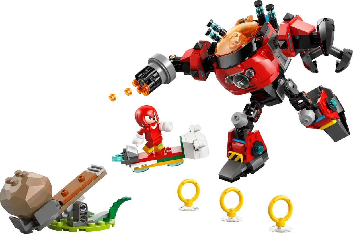 Конструктор LEGO Sonic the Hedgehog Наклз против робота-крушителя доктора Эггмана (77005)