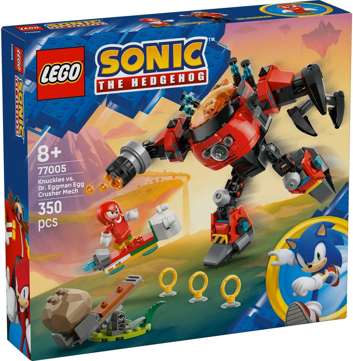 Конструктор LEGO Sonic the Hedgehog Наклз против робота-крушителя доктора Эггмана (77005) — фото 10