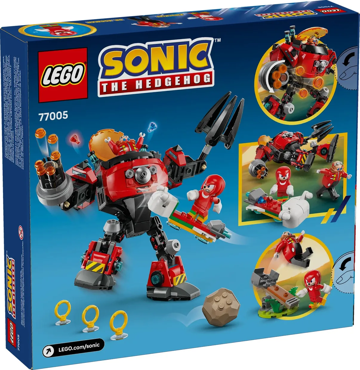 Конструктор LEGO Sonic the Hedgehog Наклз против робота-крушителя доктора Эггмана (77005) — фото 11
