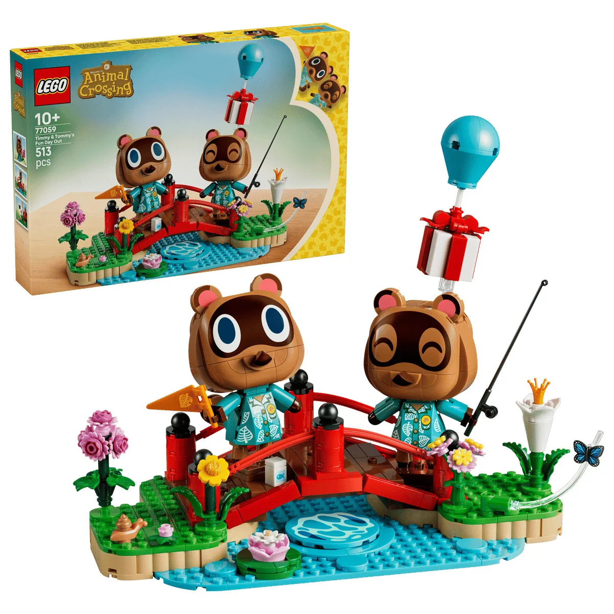 Конструктор LEGO Animal Crossing Веселий день Тіммі й Томмі на природі (77059) — фото 7