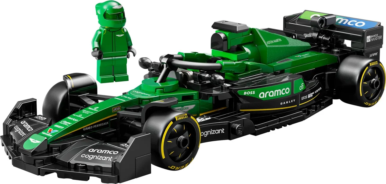 Конструктор LEGO Speed Champions Гоночный автомобиль Aston Martin Aramco F1 AMR24 (77245)