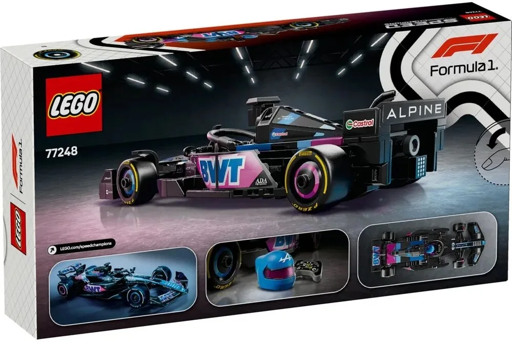Конструктор LEGO Speed Champions Гоночний автомобіль BWT Alpine F1 Team A524 (77248) — фото 9