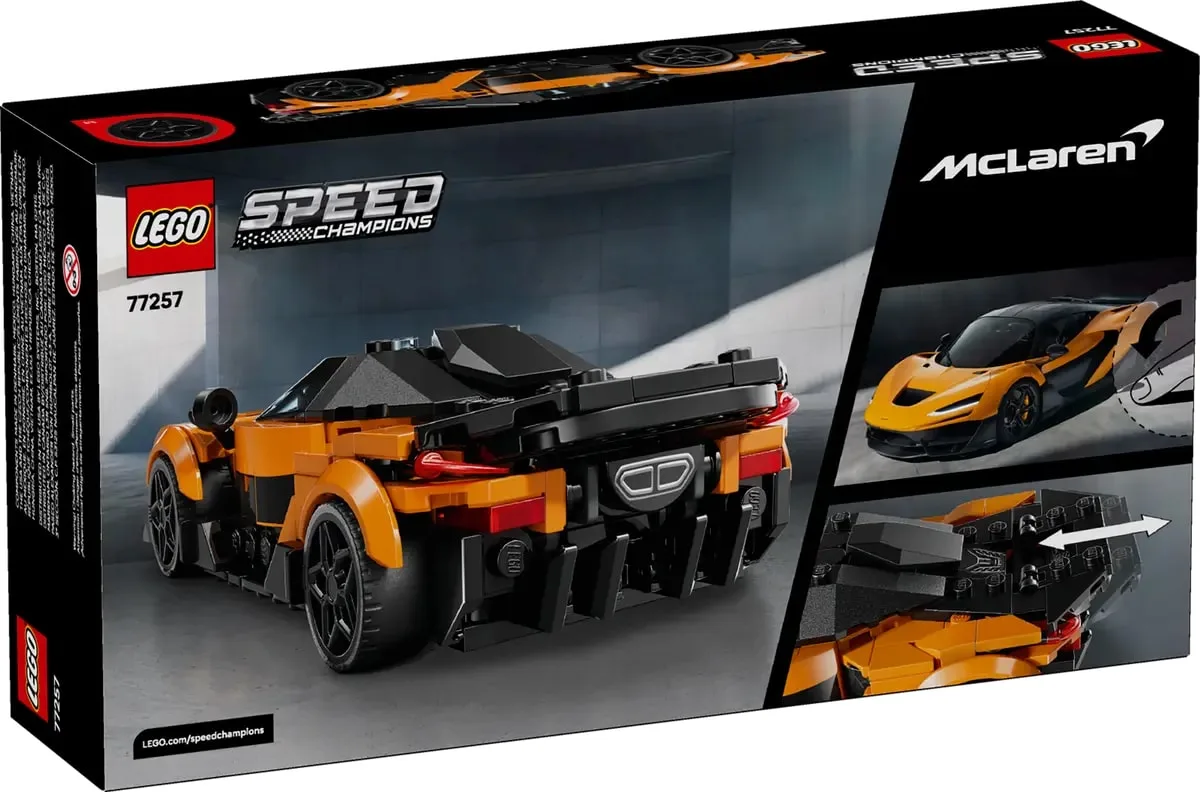 Конструктор LEGO Speed Champions McLaren W1 (77257) — фото 9
