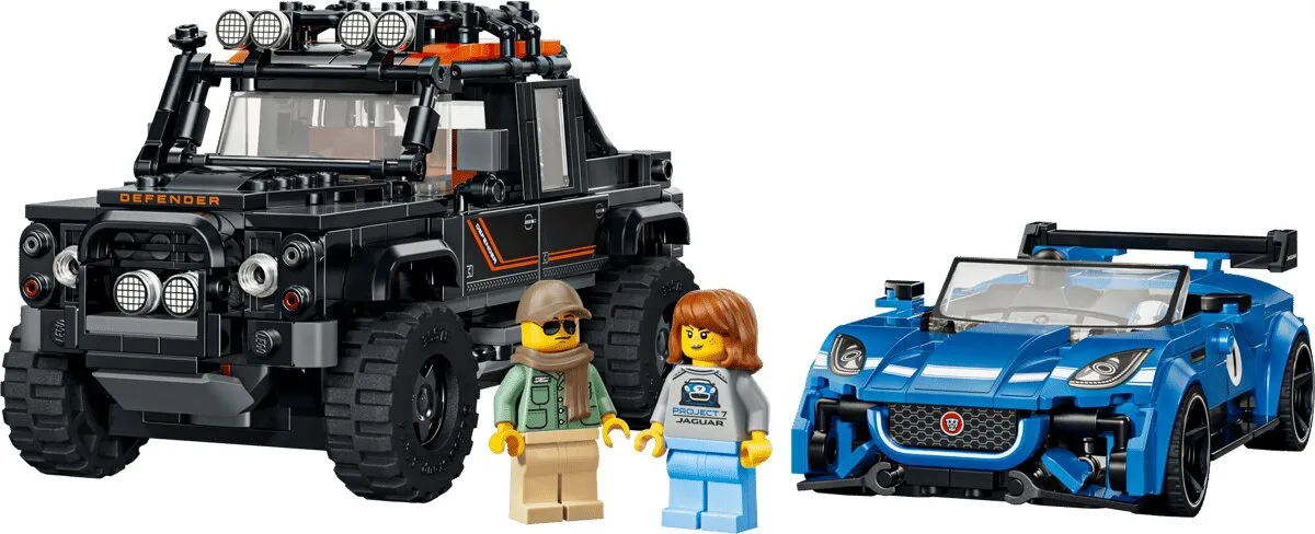 Конструктор LEGO Speed Champions Jaguar Project 7 и Land Rover Defender (77264)