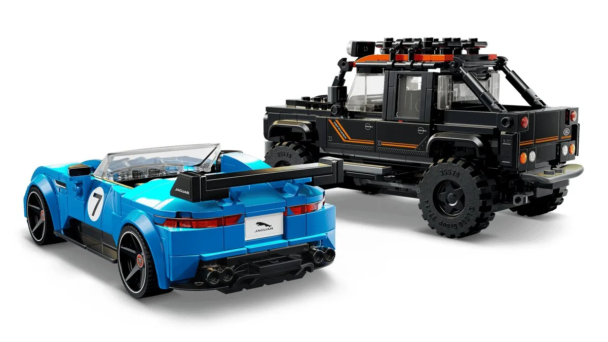 Конструктор LEGO Speed Champions Jaguar Project 7 и Land Rover Defender (77264) — фото 4