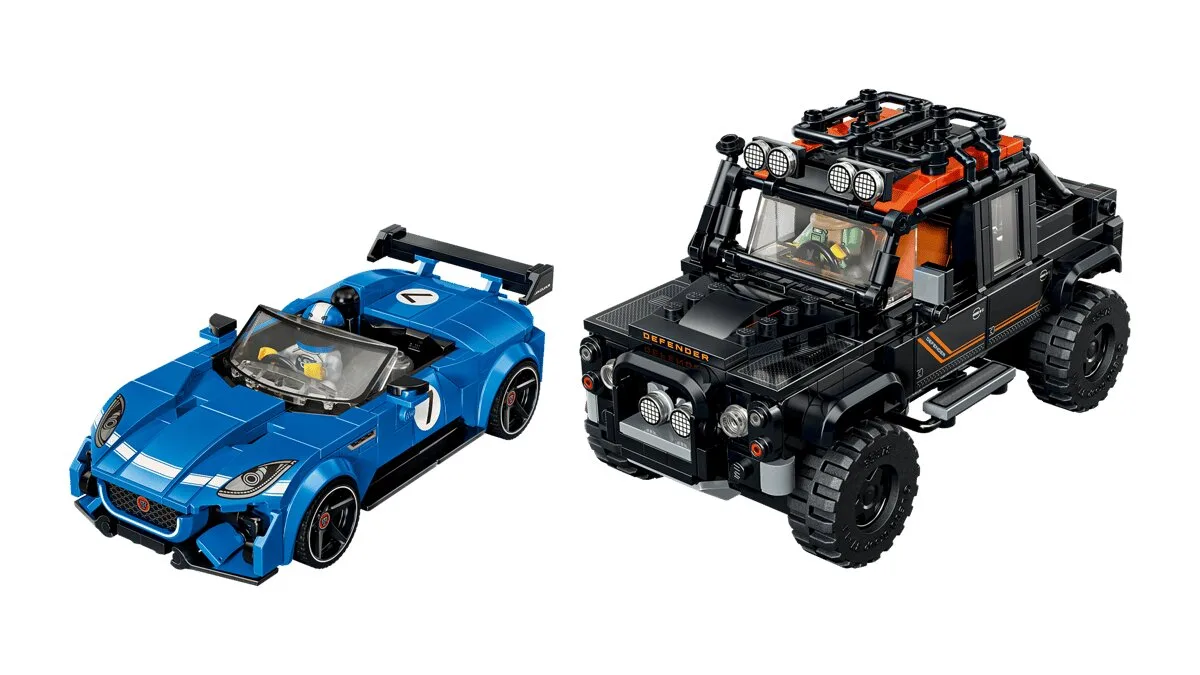 Конструктор LEGO Speed Champions Jaguar Project 7 и Land Rover Defender (77264) — фото 5