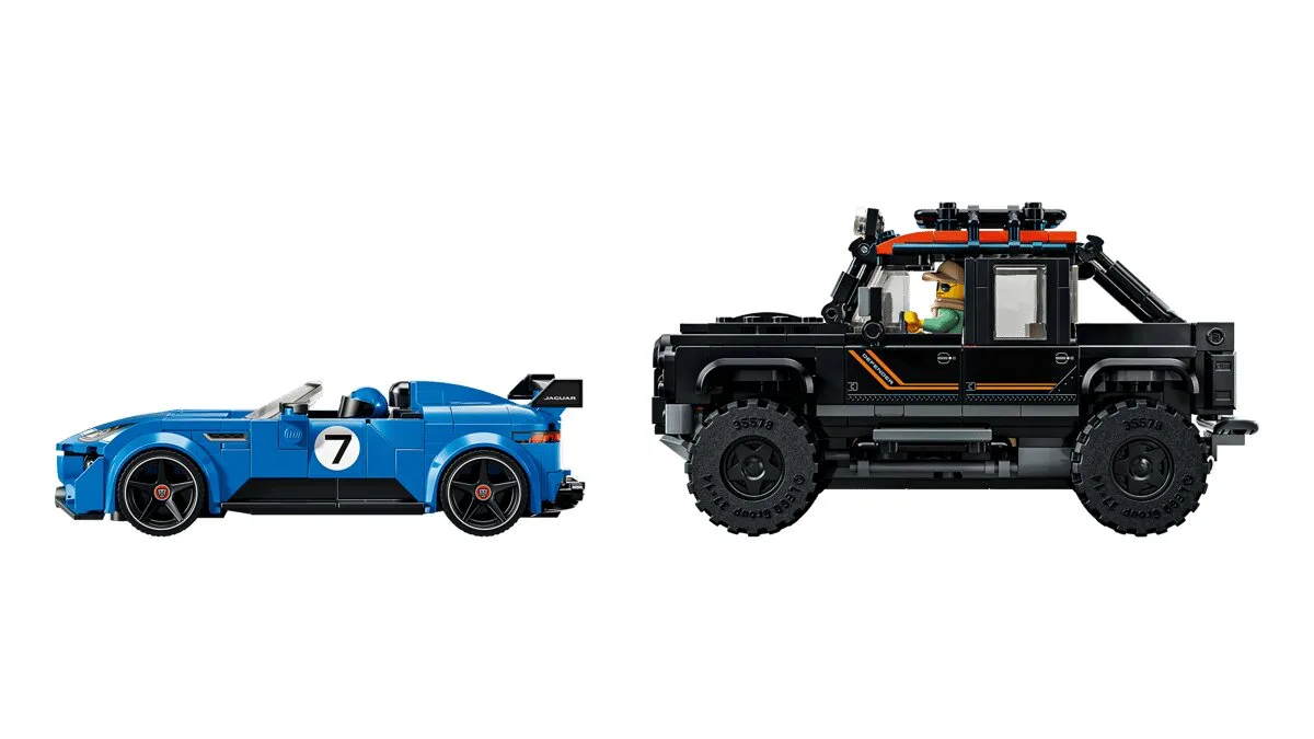 Конструктор LEGO Speed Champions Jaguar Project 7 и Land Rover Defender (77264) — фото 6
