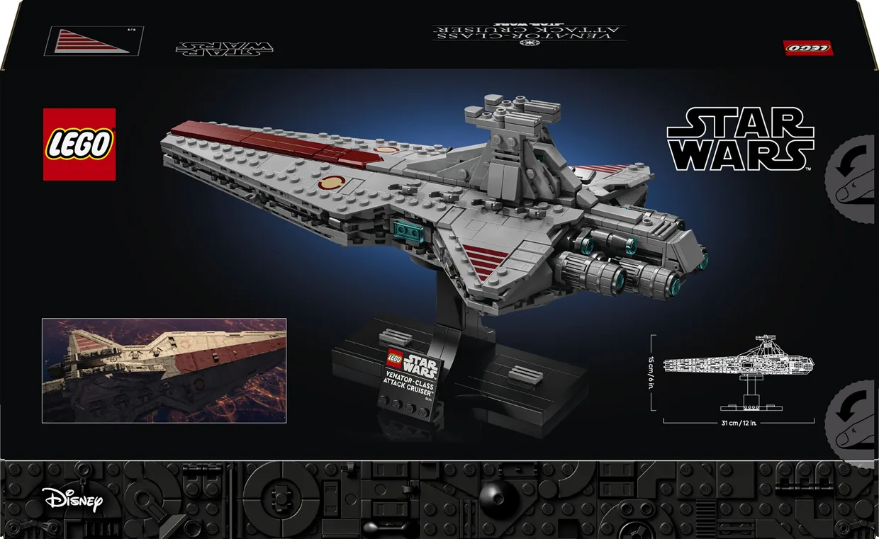 Конструктор LEGO Star Wars Ударный крейсер класса «Венатор» (75441) — фото 9