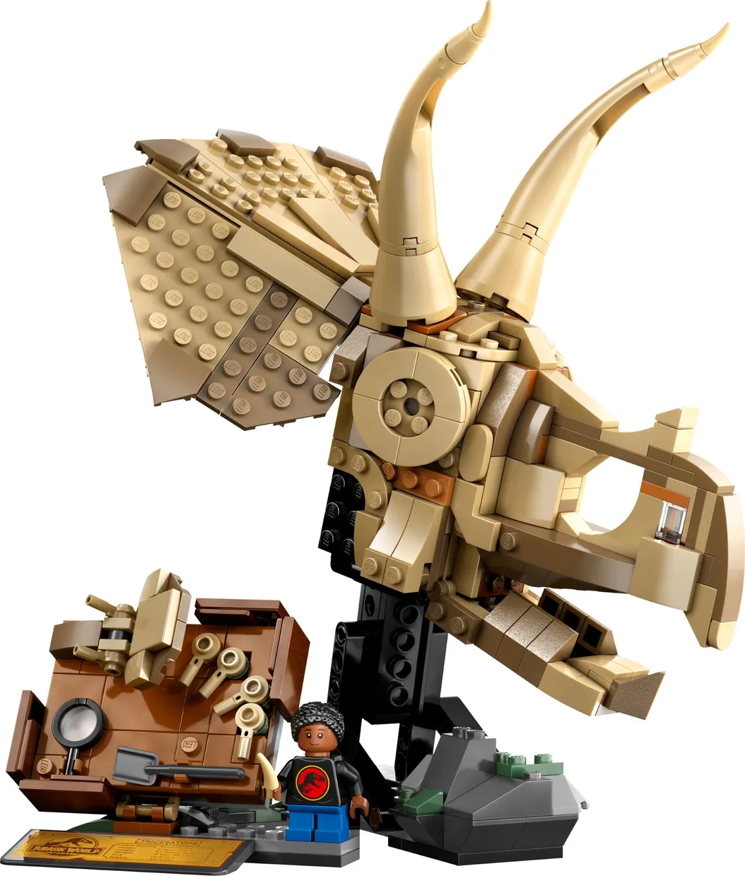 Конструктор LEGO Jurassic World Окаменелости динозавров: череп трицератопса (76969)