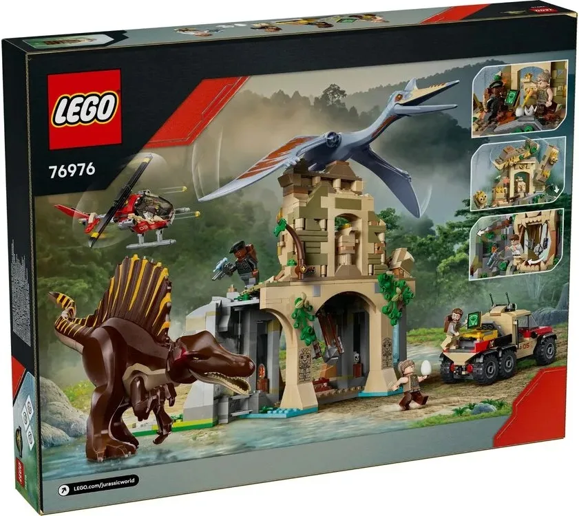 Конструктор LEGO Jurassic World Воздушная миссия со спинозавром и кетцалькоатлем (76976) — фото 9