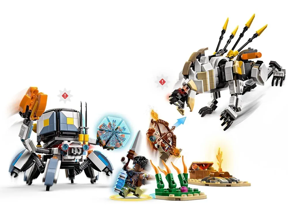 Конструктор LEGO Horizon Елой і Варл проти Панцироходу й Пилозуба (77037)