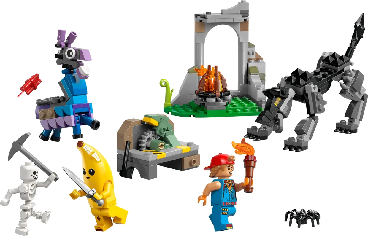 Конструктор LEGO Fortnite Лагерь Пили и Спаркплага (77075)