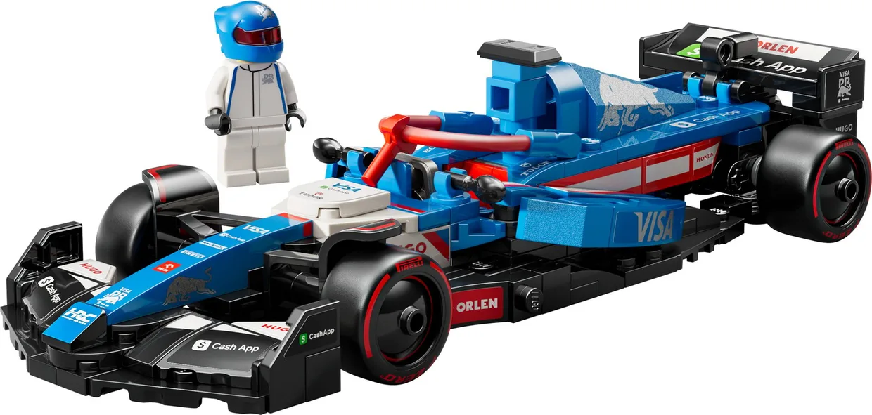 Конструктор LEGO Speed Champions Гоночный автомобиль Visa Cash App RB VCARB 01 F1 (77246)