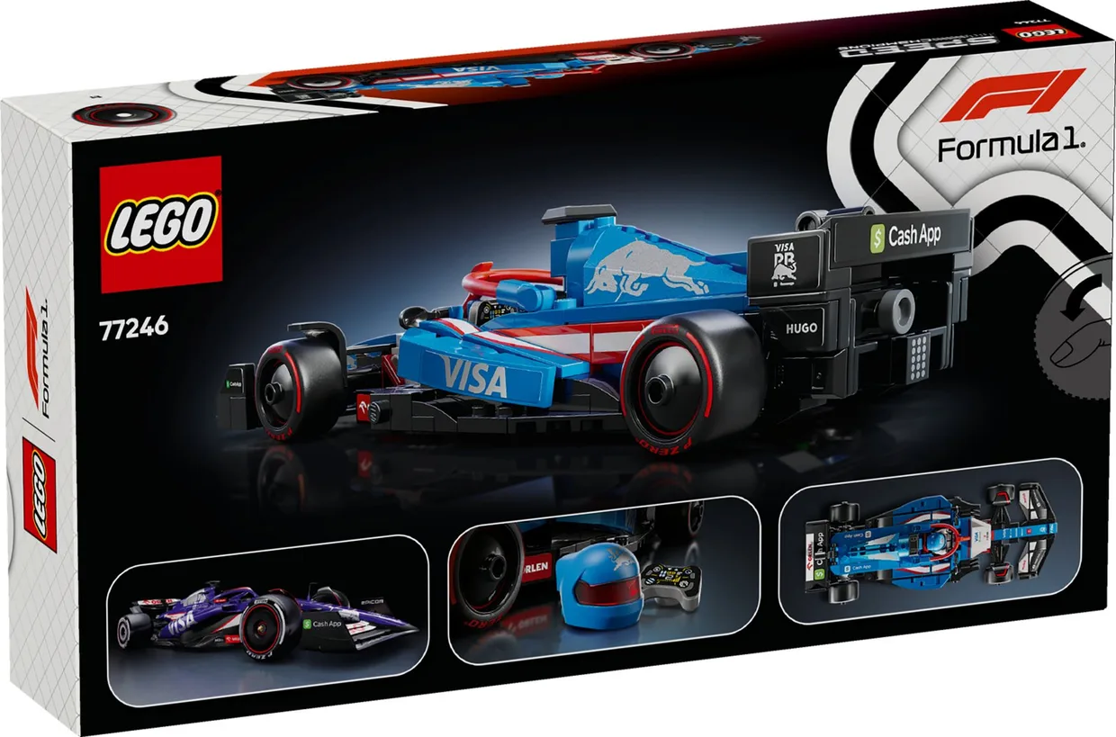 Конструктор LEGO Speed Champions Гоночный автомобиль Visa Cash App RB VCARB 01 F1 (77246) — фото 11