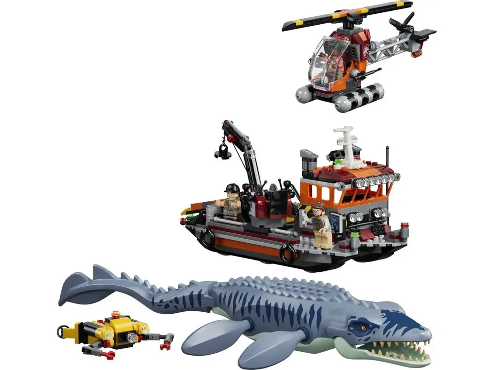 Конструктор LEGO Jurassic World Напад мозазавра на човен (77983) — фото 3
