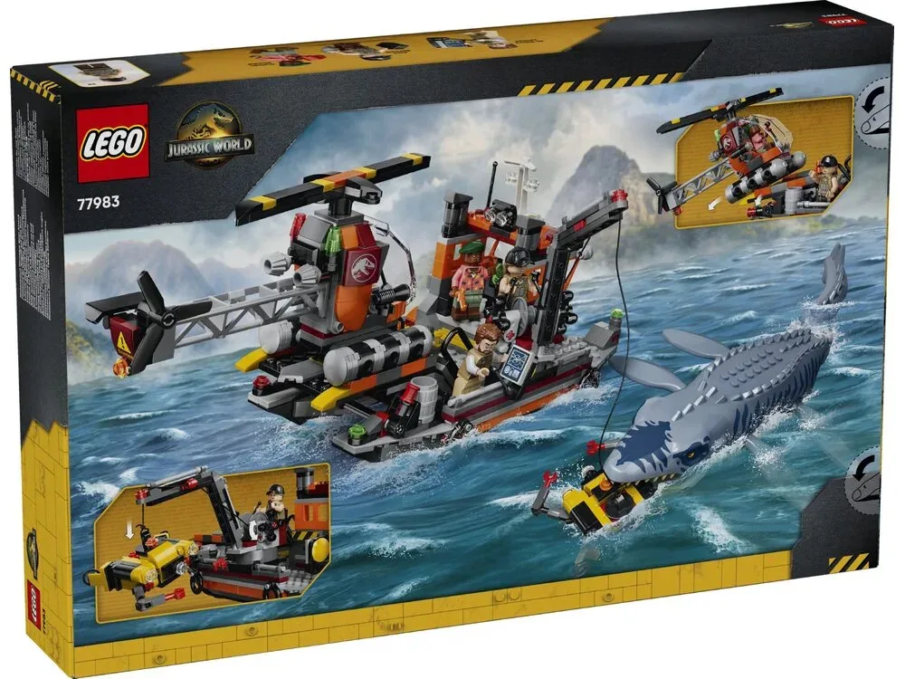 Конструктор LEGO Jurassic World Напад мозазавра на човен (77983) — фото 10