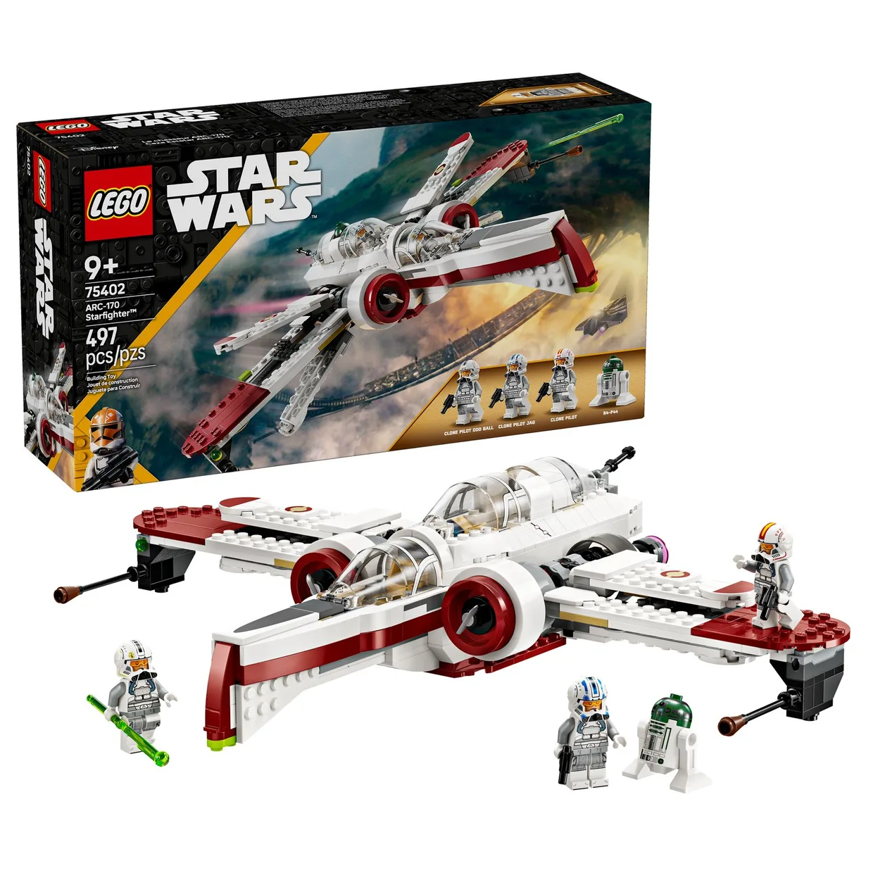 Конструктор LEGO Star Wars Звездный истребитель ARC-170 (75402) — фото 9